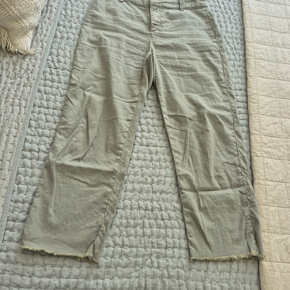 Frank & Eileen Olive Straight Leg Pants